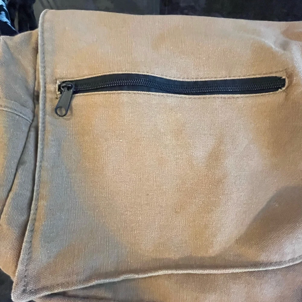 KAVU Tan Canvas Messenger Bag